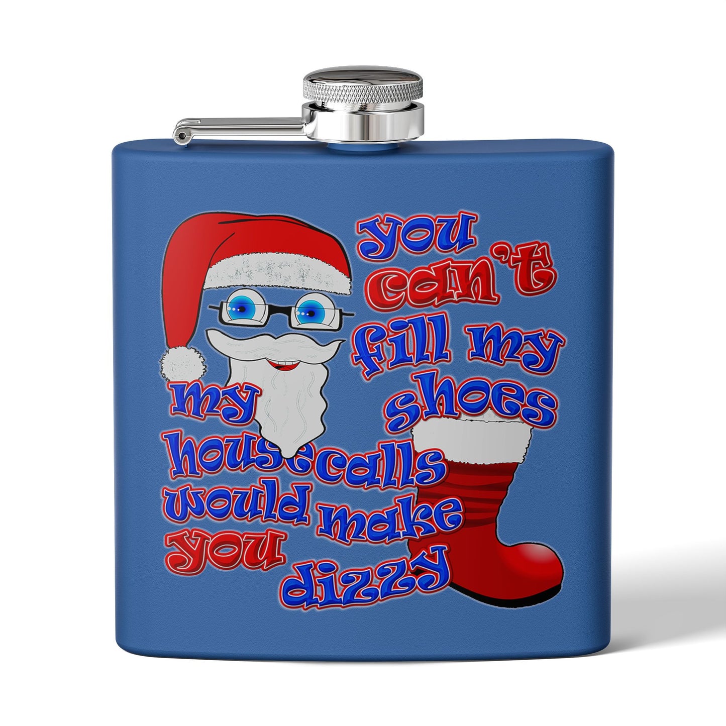 santa's shoes - Stainless Steel Flask