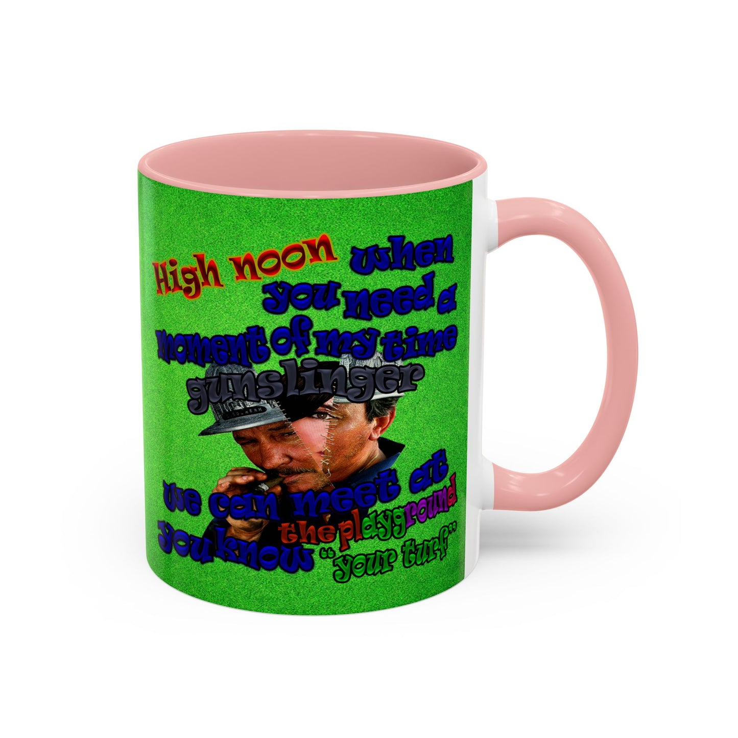high noon - Accent Mug (green turf)