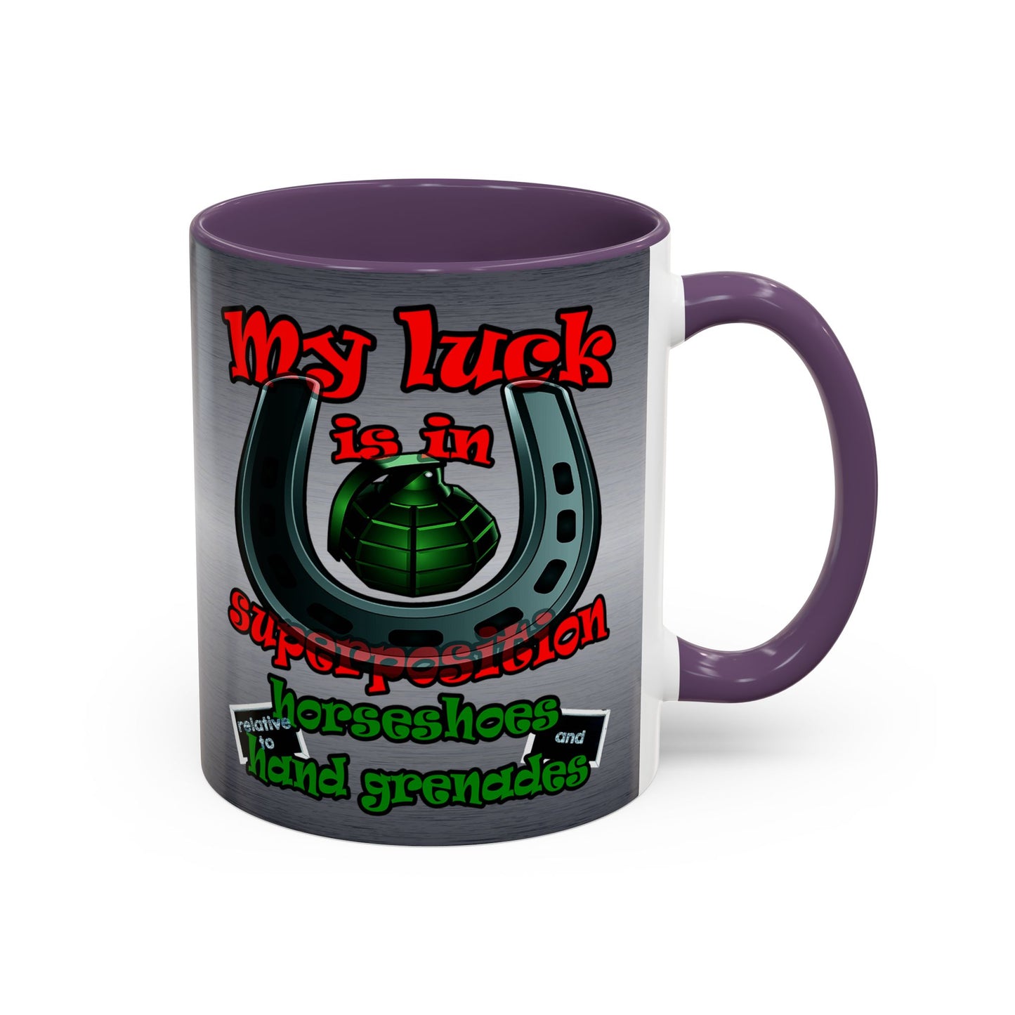 my luck - Accent Mug (brushed nickel)