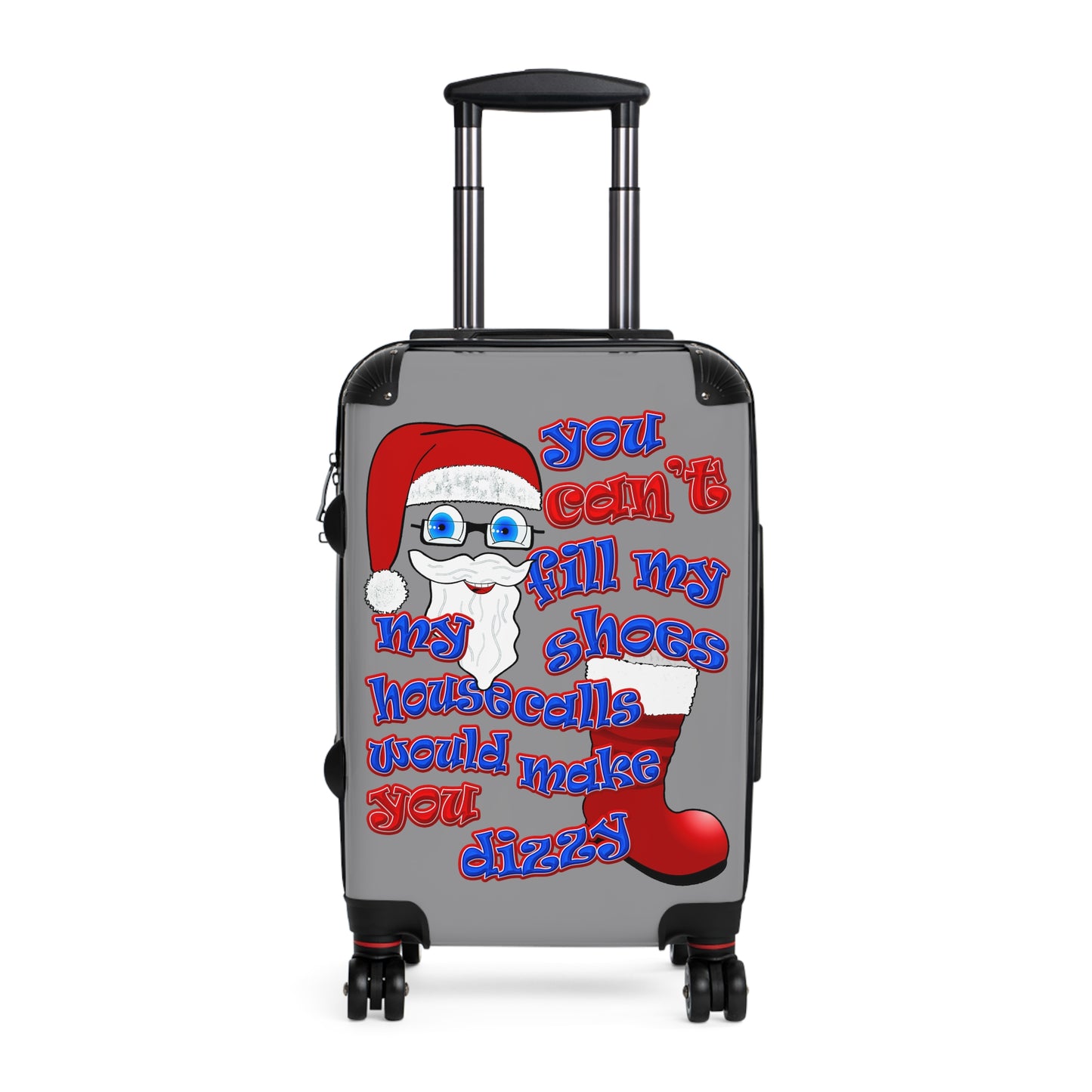 santa's shoes - Suitcase (grey)