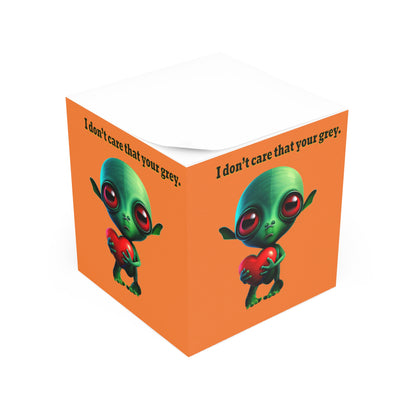 I don't care that your grey - note cube (crusta)