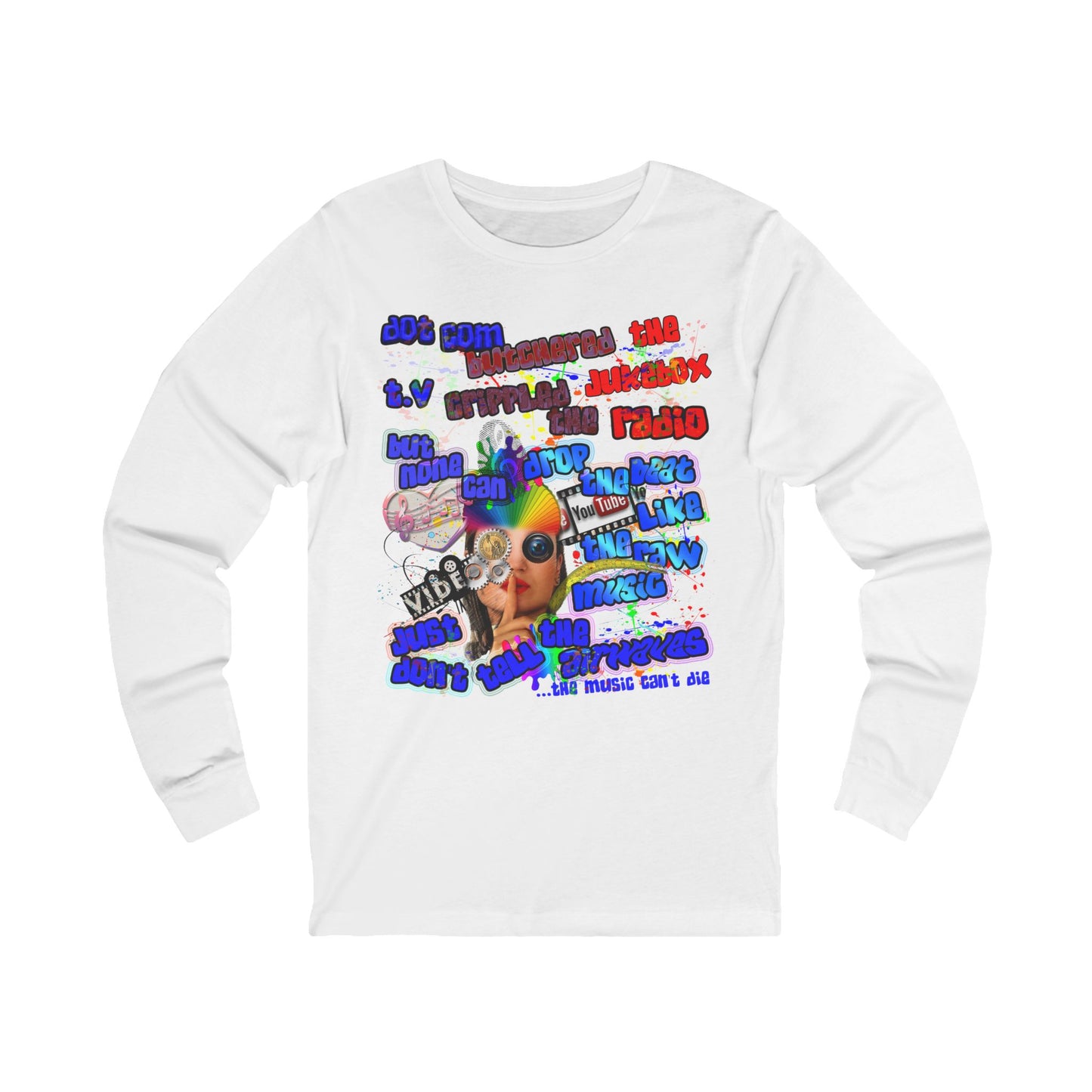 drop the beat - Unisex Jersey Long Sleeve Tee