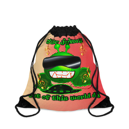 disc jockey - Drawstring Bag (yellow-orange wave)