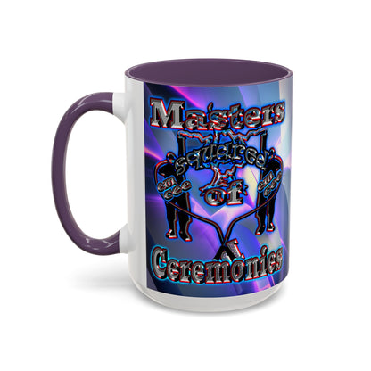 em cee squared - Accent Mug (grey-pink wave)