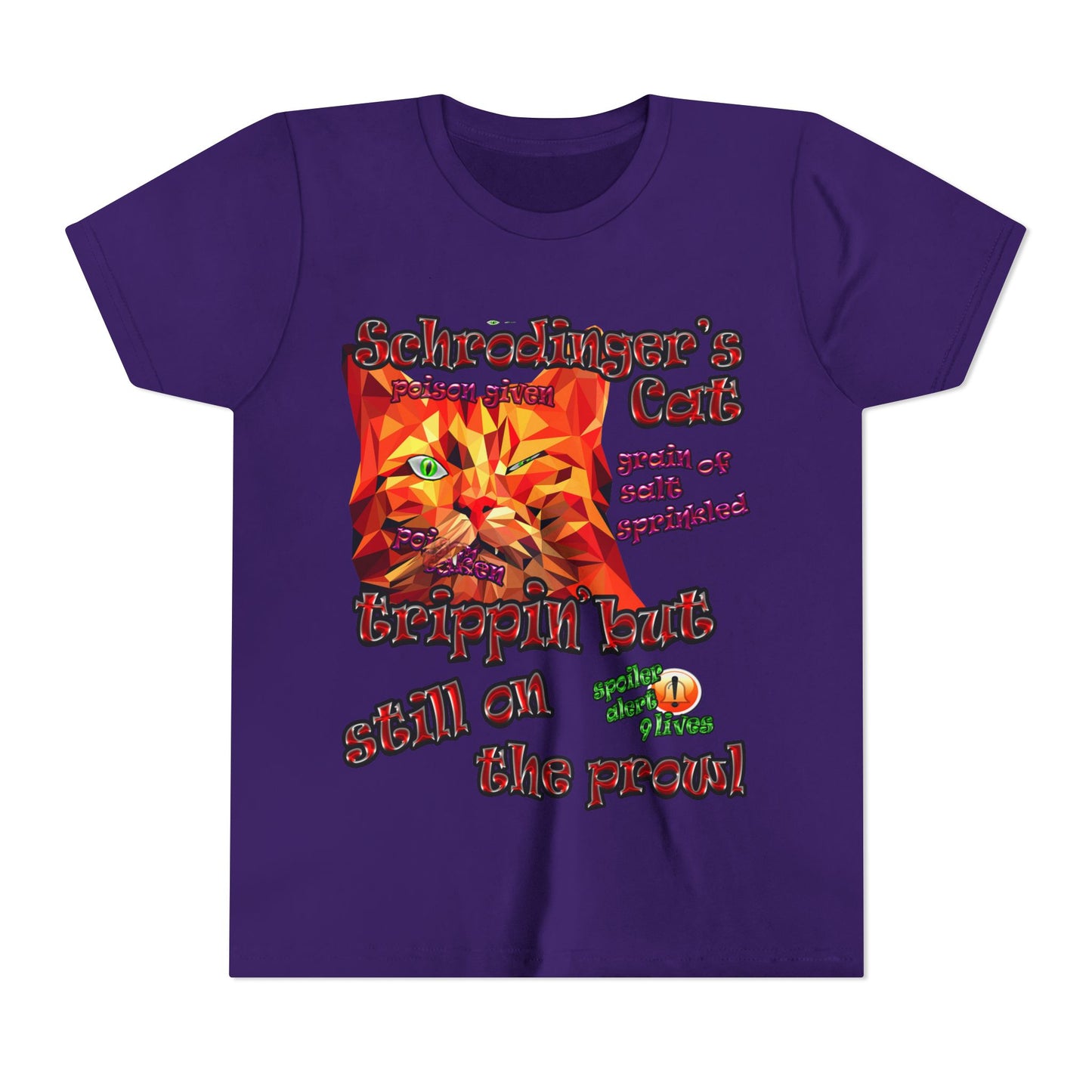 schrodinger's cat - Youth Short Sleeve Tee