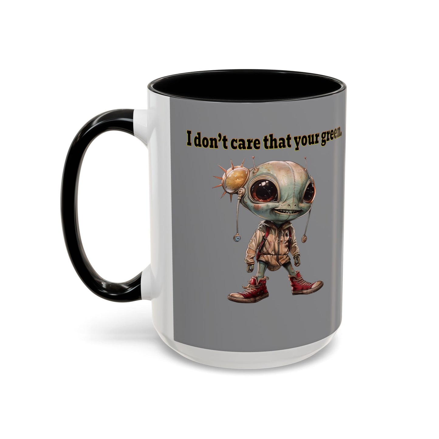 I don't care that your grey - Accent Mug (grey)