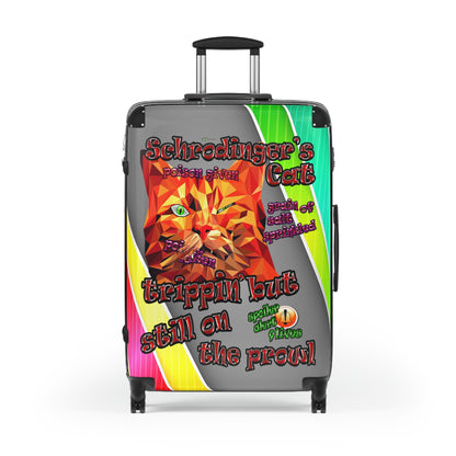 schrodinger's cat - Suitcase (rainbow split)