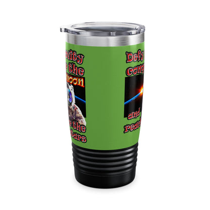 defy conquer reach - Ringneck Tumbler, 20oz (green)