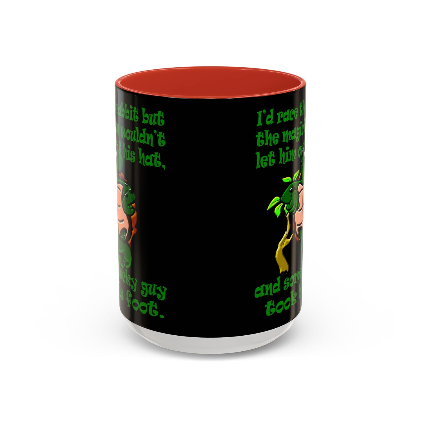 turtle race - Accent Mug (black)