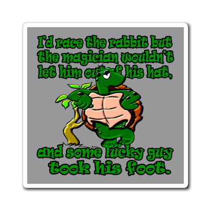 turtle race - Magnets - (grey)