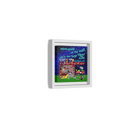 snoops - framed canvas art