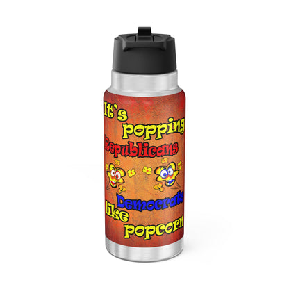 popping like popcorn - Gator Tumbler, 32oz  (burnt orange)