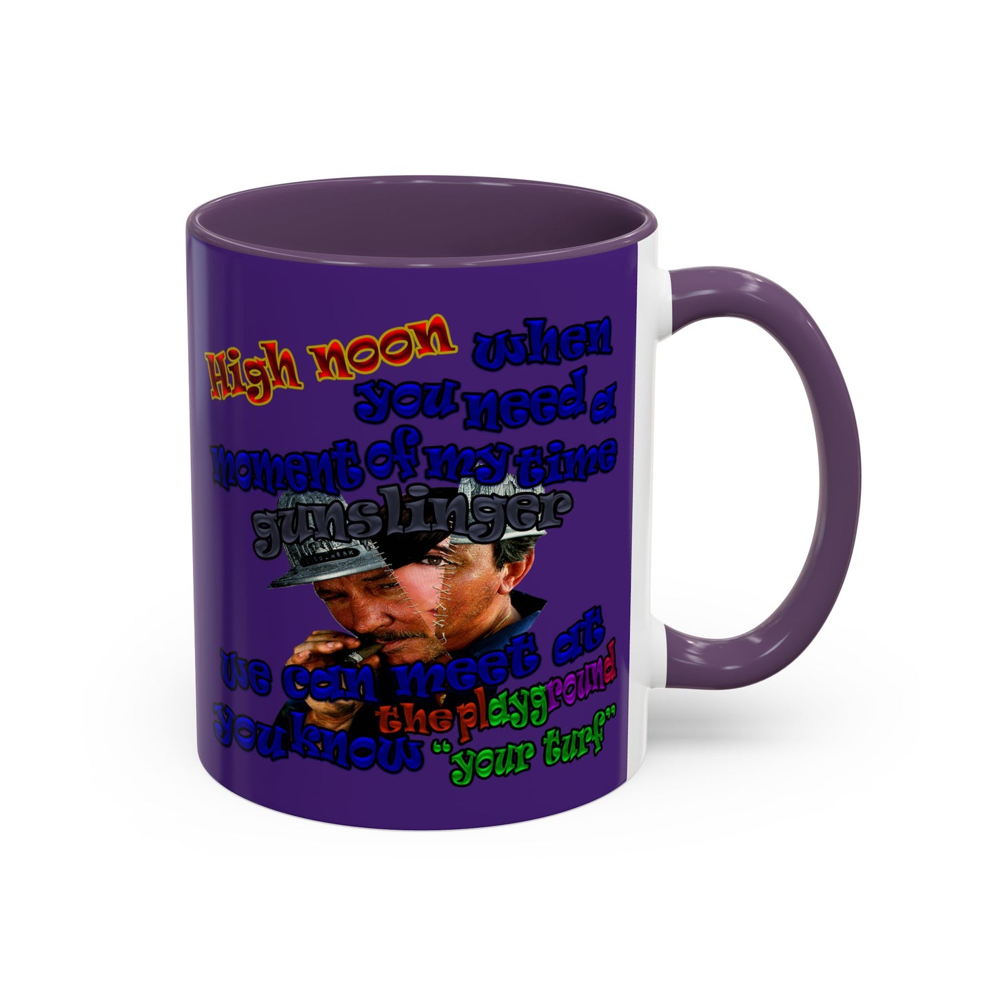 high noon - Accent Mug (purple)