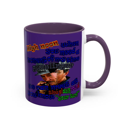 high noon - Accent Mug (purple)