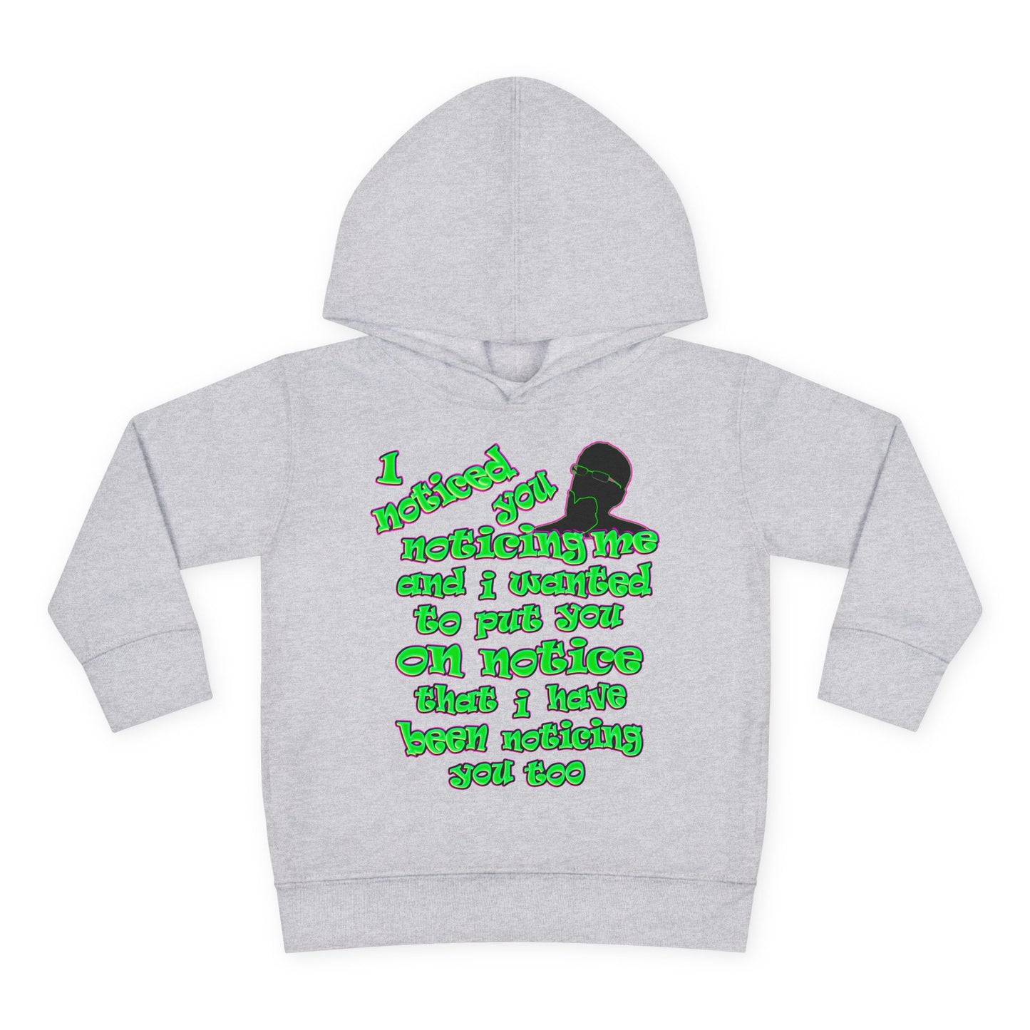noticed you noticing - Toddler Pullover Fleece Hoodie