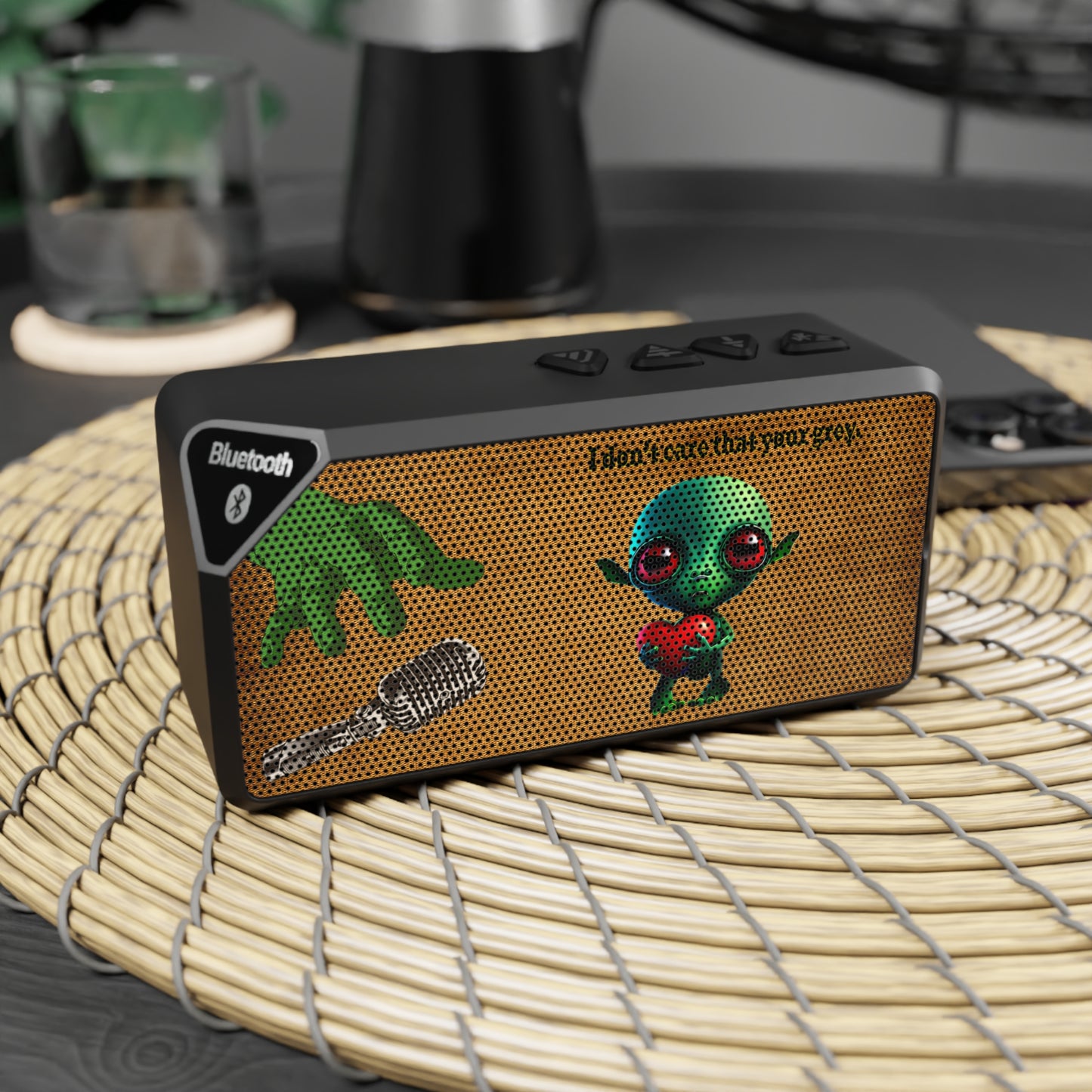 I don't care that your grey - Jabba Bluetooth Speaker (brown papyrus)