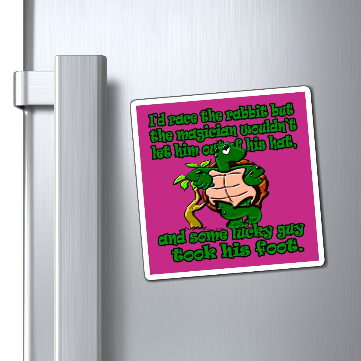 turtle race - Magnets - (pink)