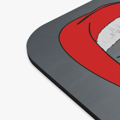 santa's shoes - Mouse Pad (Rectangle) (grey-light grey)
