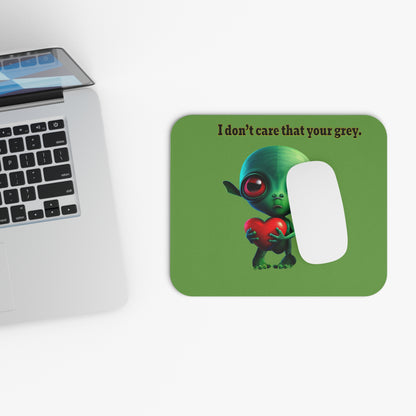 I don't care that your grey - Mouse Pad (Rectangle) (green)