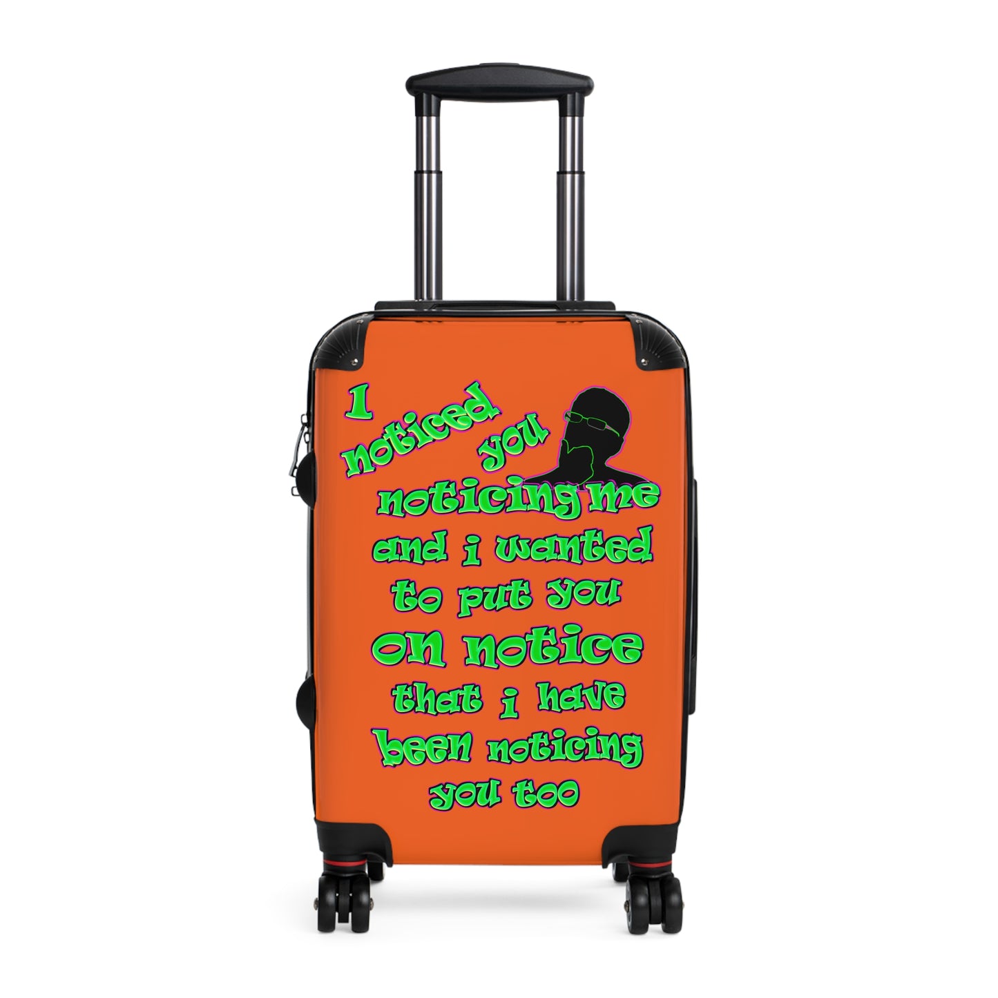 noticed you noticing - Suitcase (orange)