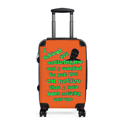 noticed you noticing - Suitcase (orange)