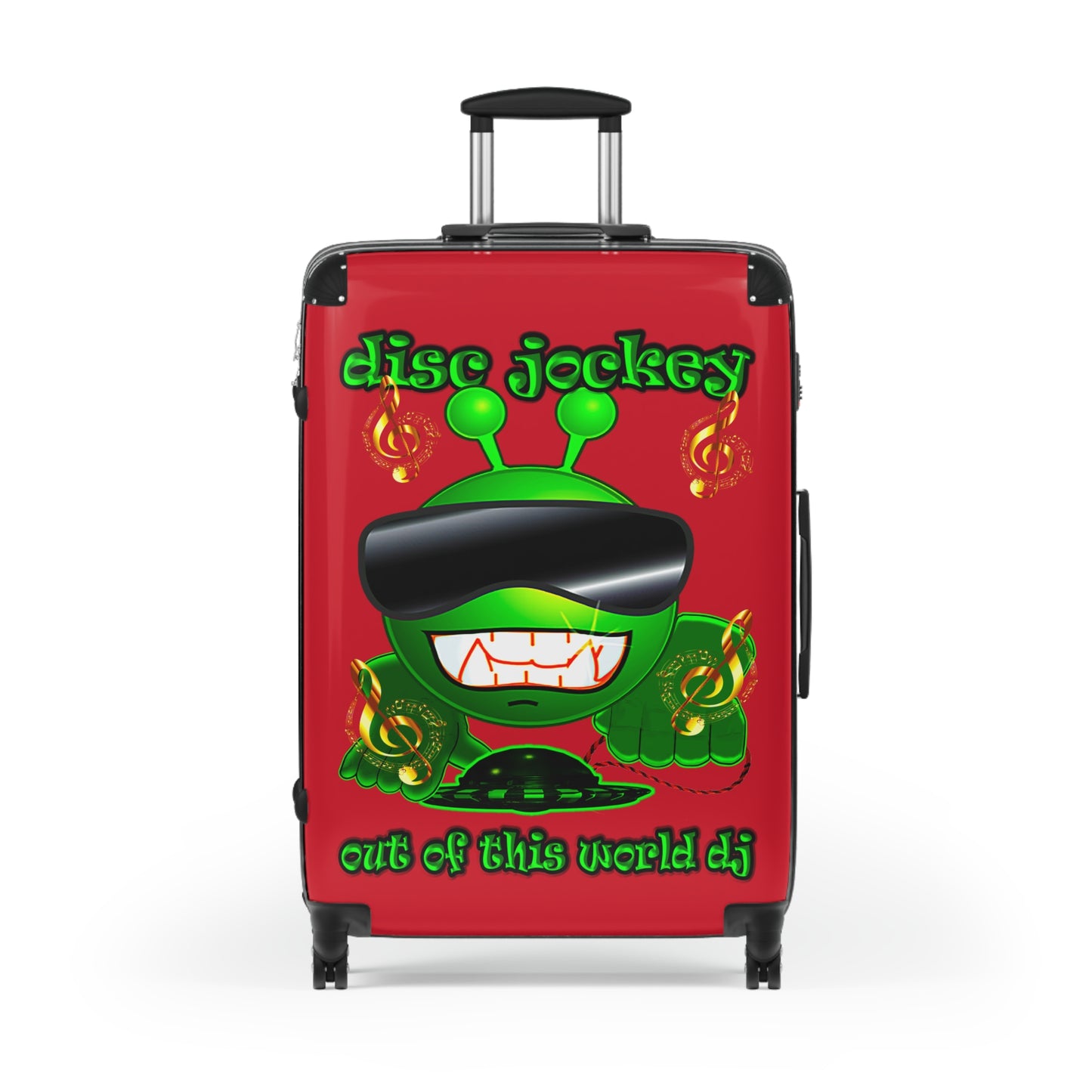 disc jockey - Suitcase (dark red)