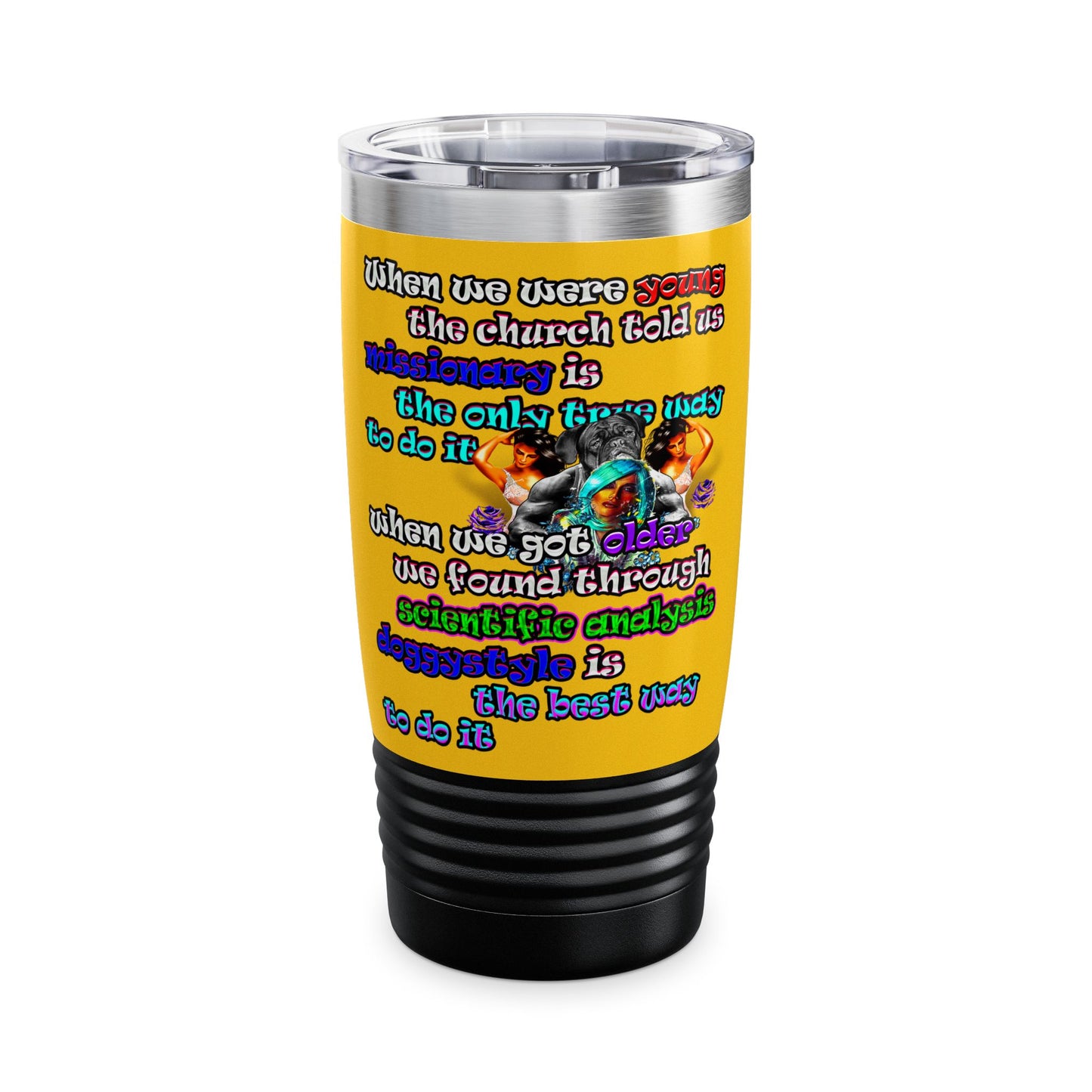 doggystyle - Ringneck Tumbler, 20oz (yellow)