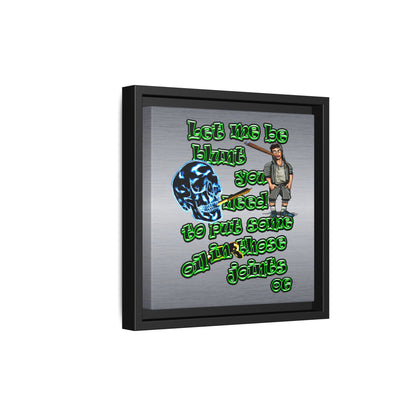 og - framed canvas art (brushed nickel)