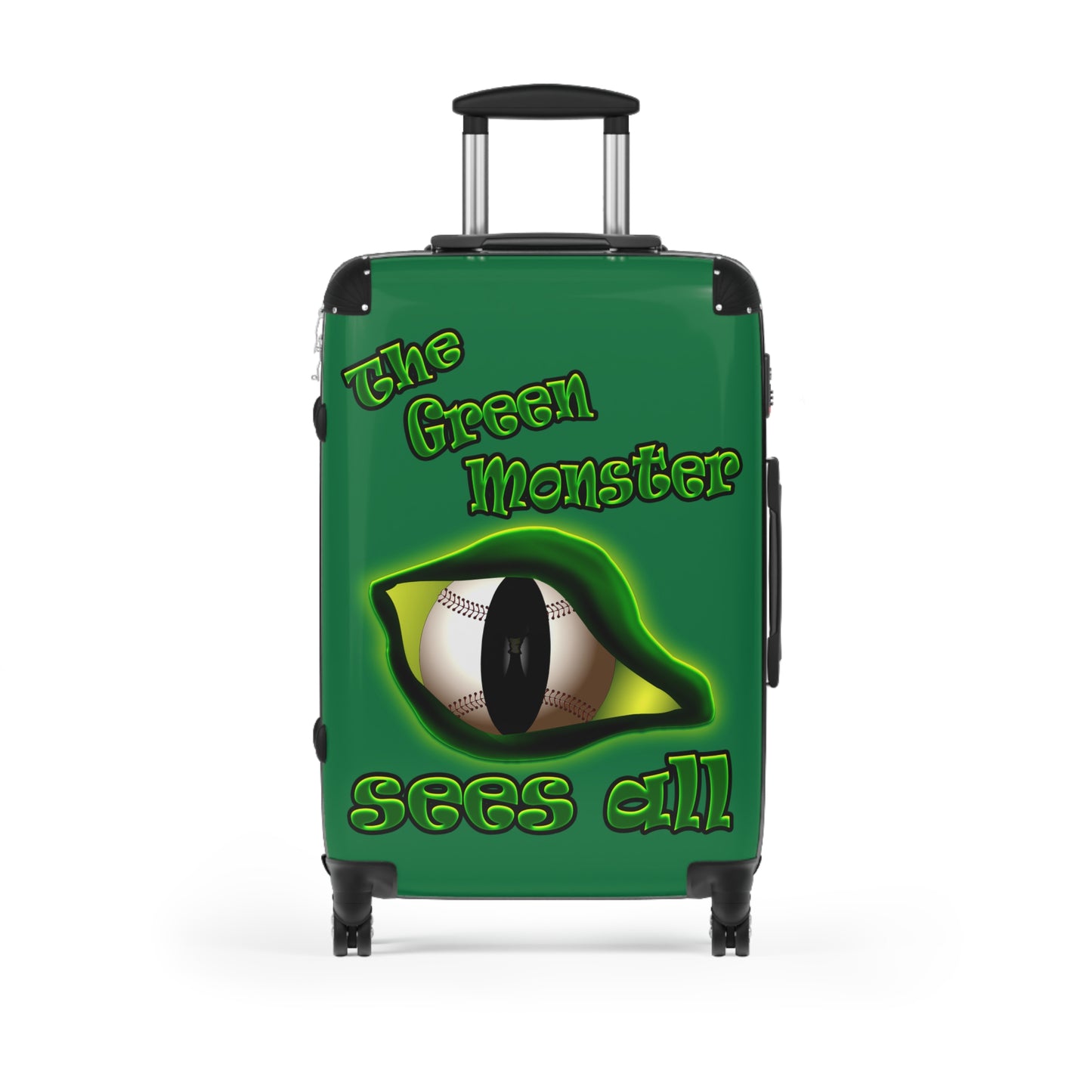 green monster - Suitcase (dark green)