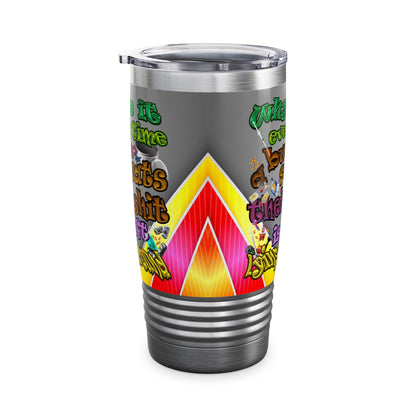 the bum's shit - Ringneck Tumbler, 20oz (rainbow split)