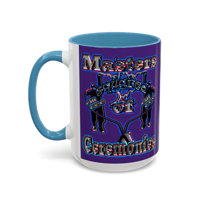 em cee squared - Accent Mug (purple)