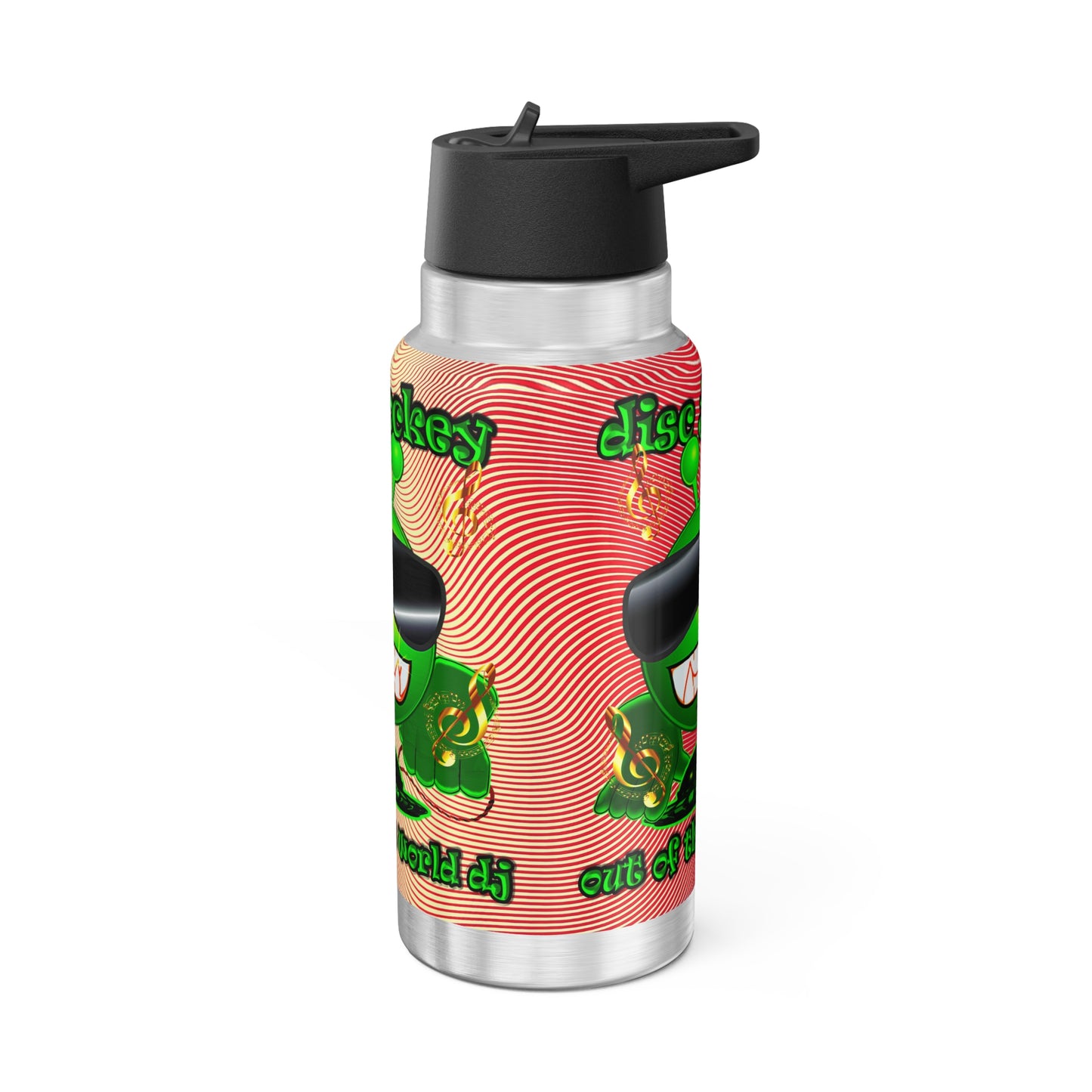 disc jockey - Gator Tumbler, 32oz (yellow-orange wave)
