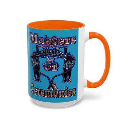 em cee squared - Accent Mug (turquoise)