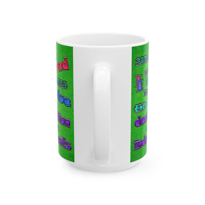declaration of the independents - White Mug (green turf)