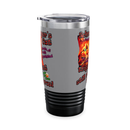 schrodinger's cat - Ringneck Tumbler, 20oz (grey)