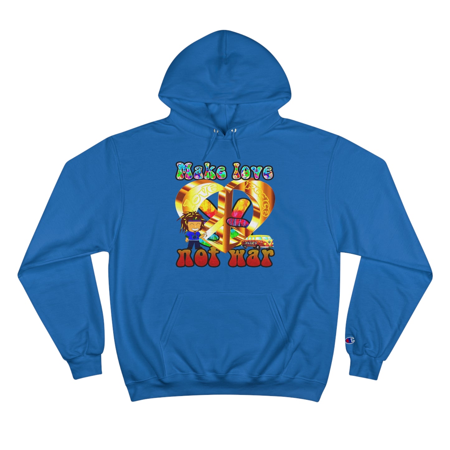 love peace - Champion Hoodie