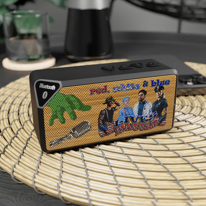 rw&b lives matter - Jabba Bluetooth Speaker (butterscotch wood finish)