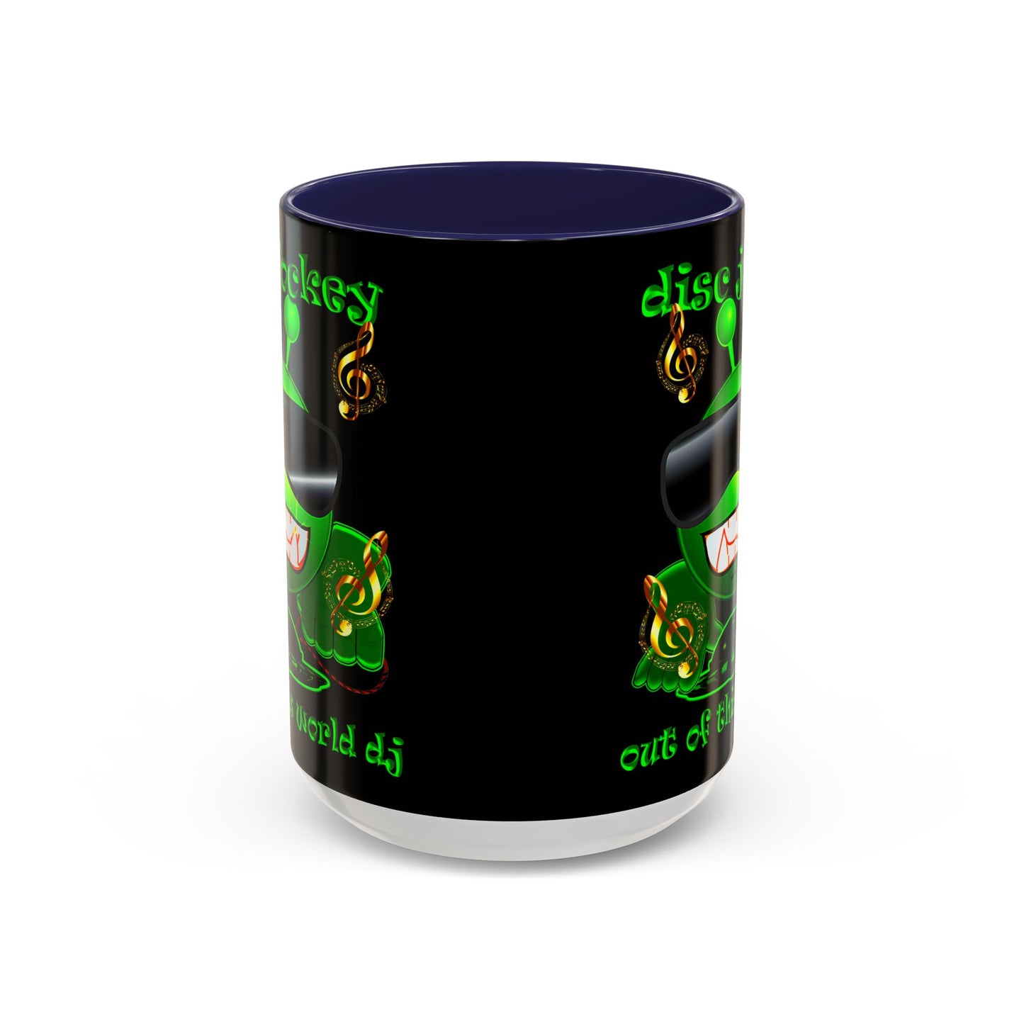 disc jockey - Accent Mug (black)