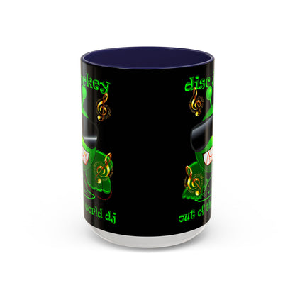 disc jockey - Accent Mug (black)