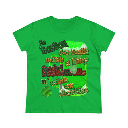 celtics logo - Women's Midweight Cotton Tee