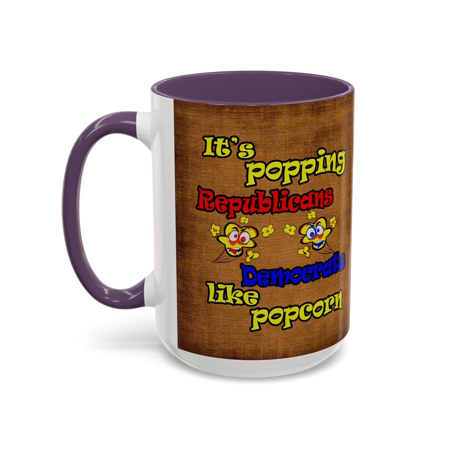 popping like popcorn - Accent Mug (brown papyrus)