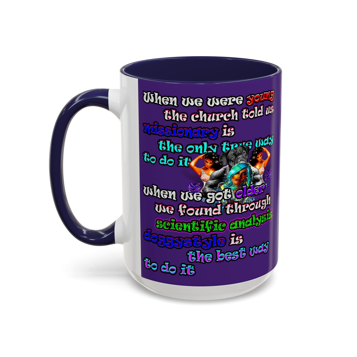 doggystyle - Accent Mug (purple)