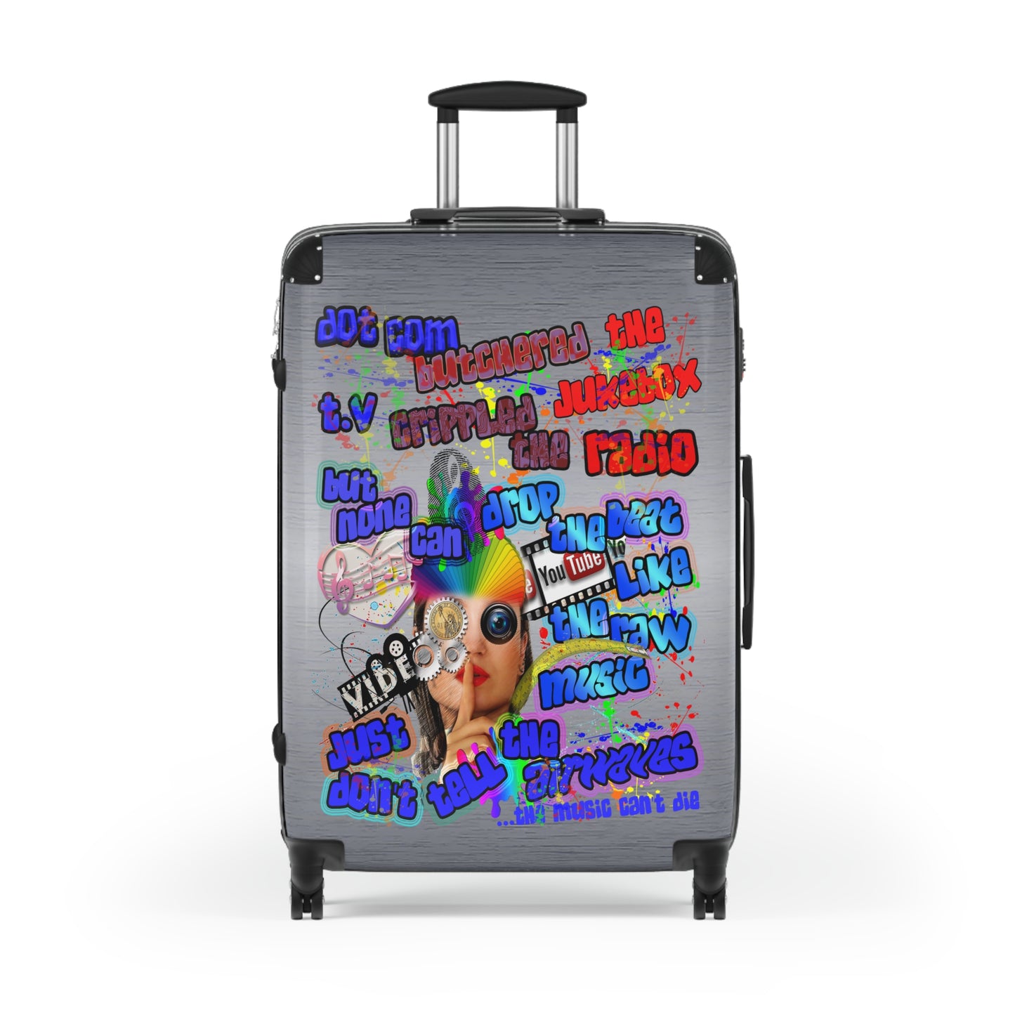 drop the beat - Suitcase (brushed nickel)