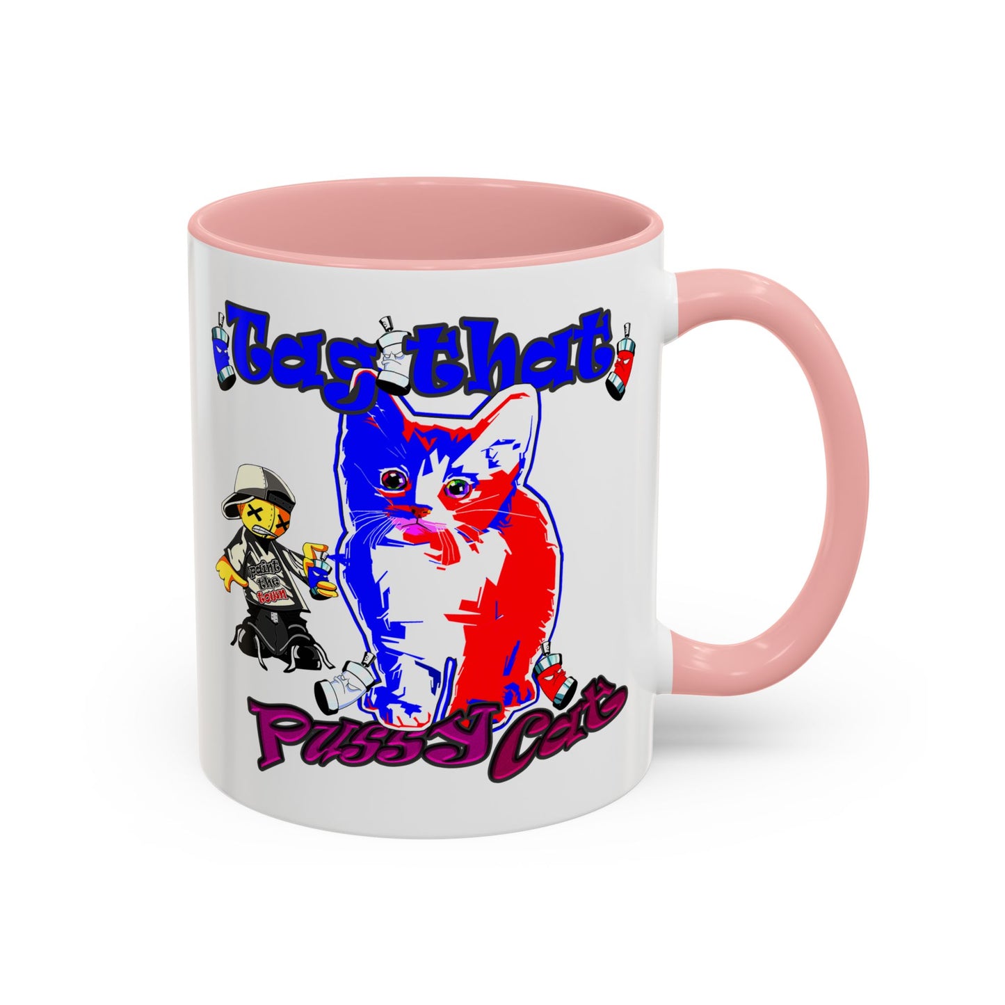 tag that - Accent Mug (white)