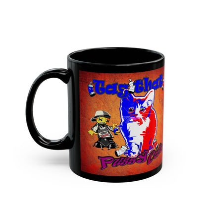 tag that - Black Mug (burnt orange)
