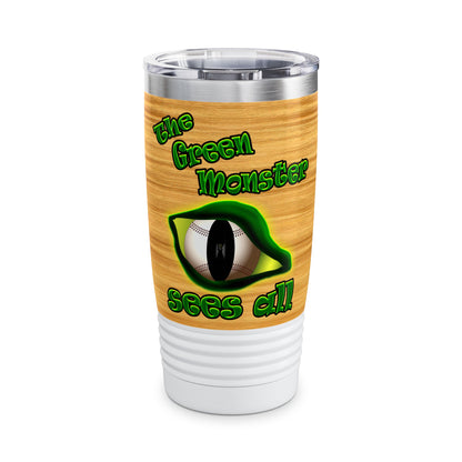 green monster - Ringneck Tumbler, 20oz (butterscotch wood finish)