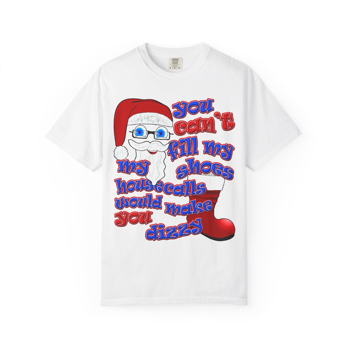 santa's shoes - Unisex Garment-Dyed T-shirt