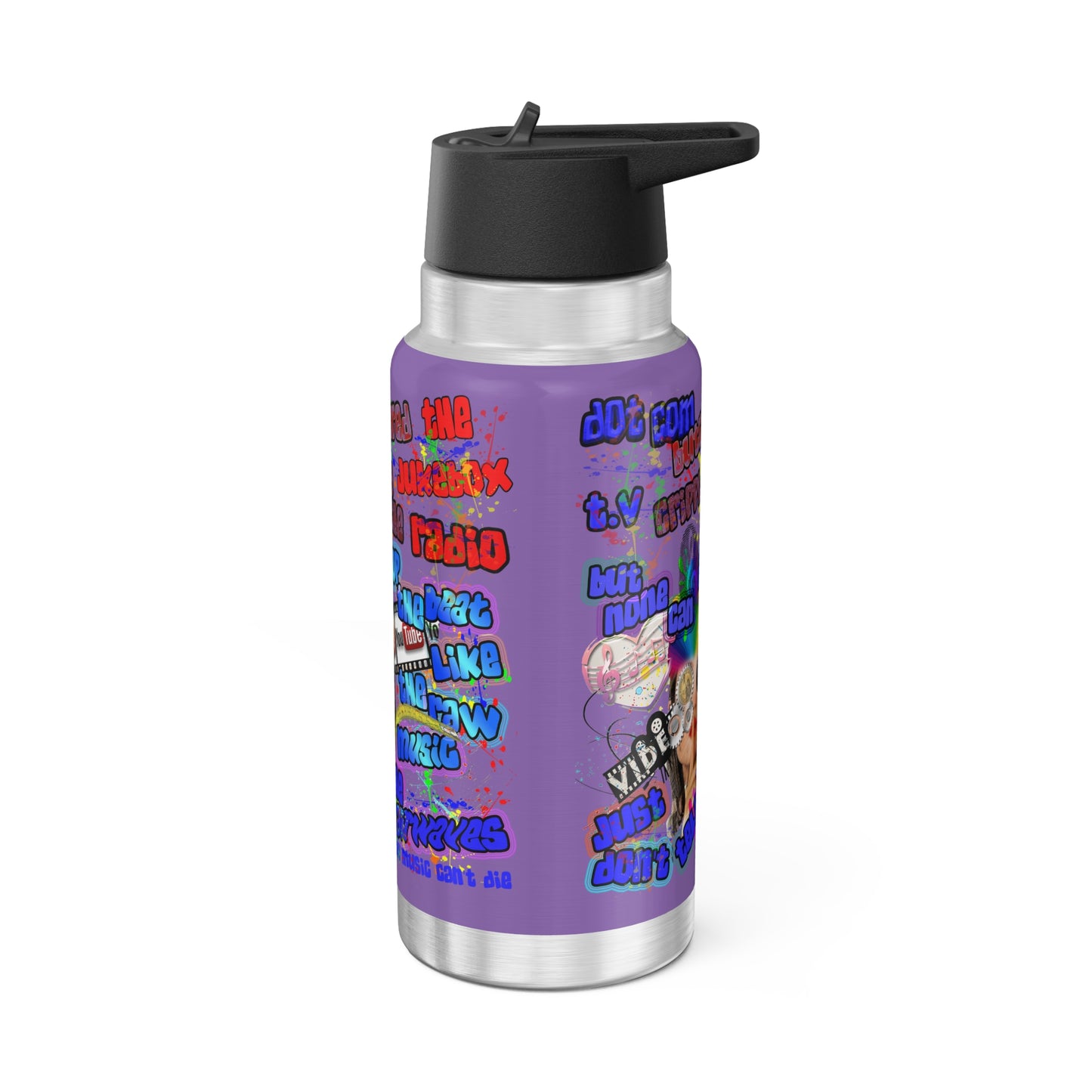 drop the beat - Gator Tumbler, 32oz (light purple)