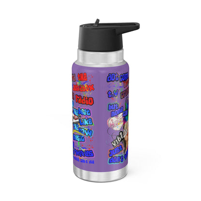 drop the beat - Gator Tumbler, 32oz (light purple)