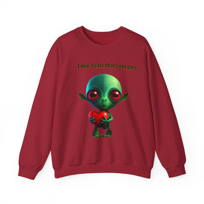 I don't care that your grey - Unisex Heavy Blend™ Crewneck Sweatshirt